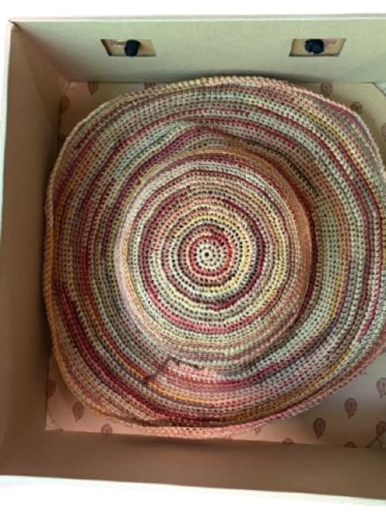 Helen Kaminski Multicolor Straw Sun Hat with Box main image 6